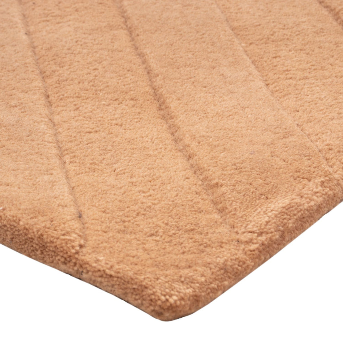 Dywan wełniany - 90 x 60 cm - łososiowy