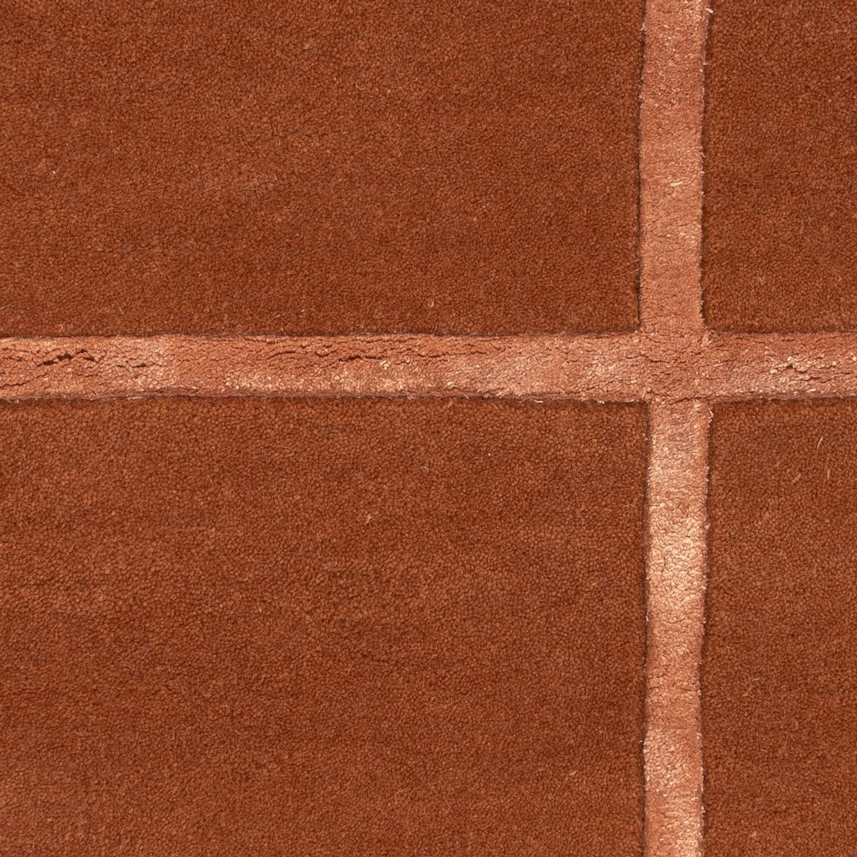 Dywan wełniany - 90 x 60 cm - brązowy