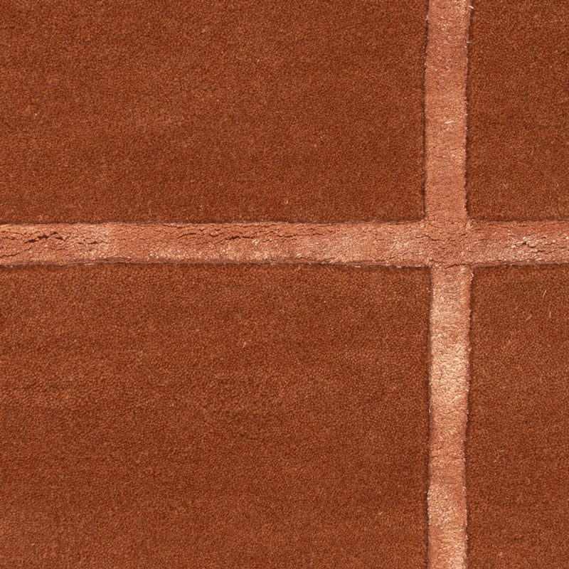 Dywan wełniany - 90 x 60 cm - brązowy