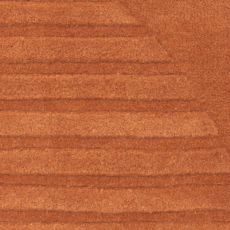 Dywan wełniany - 90 x 60 cm - brązowy