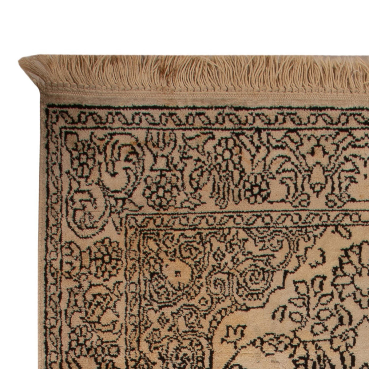 Jedwabny dywan - Kashmir Silk - 103 x 60 cm - beżowy