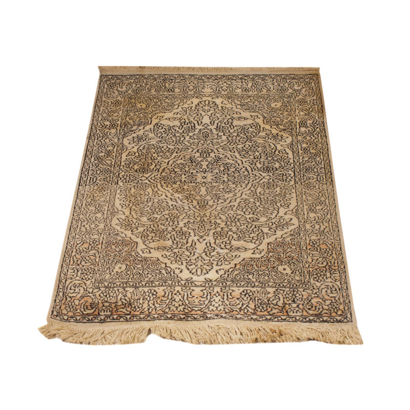 Jedwabny dywan - Kashmir Silk - 103 x 60 cm - beżowy