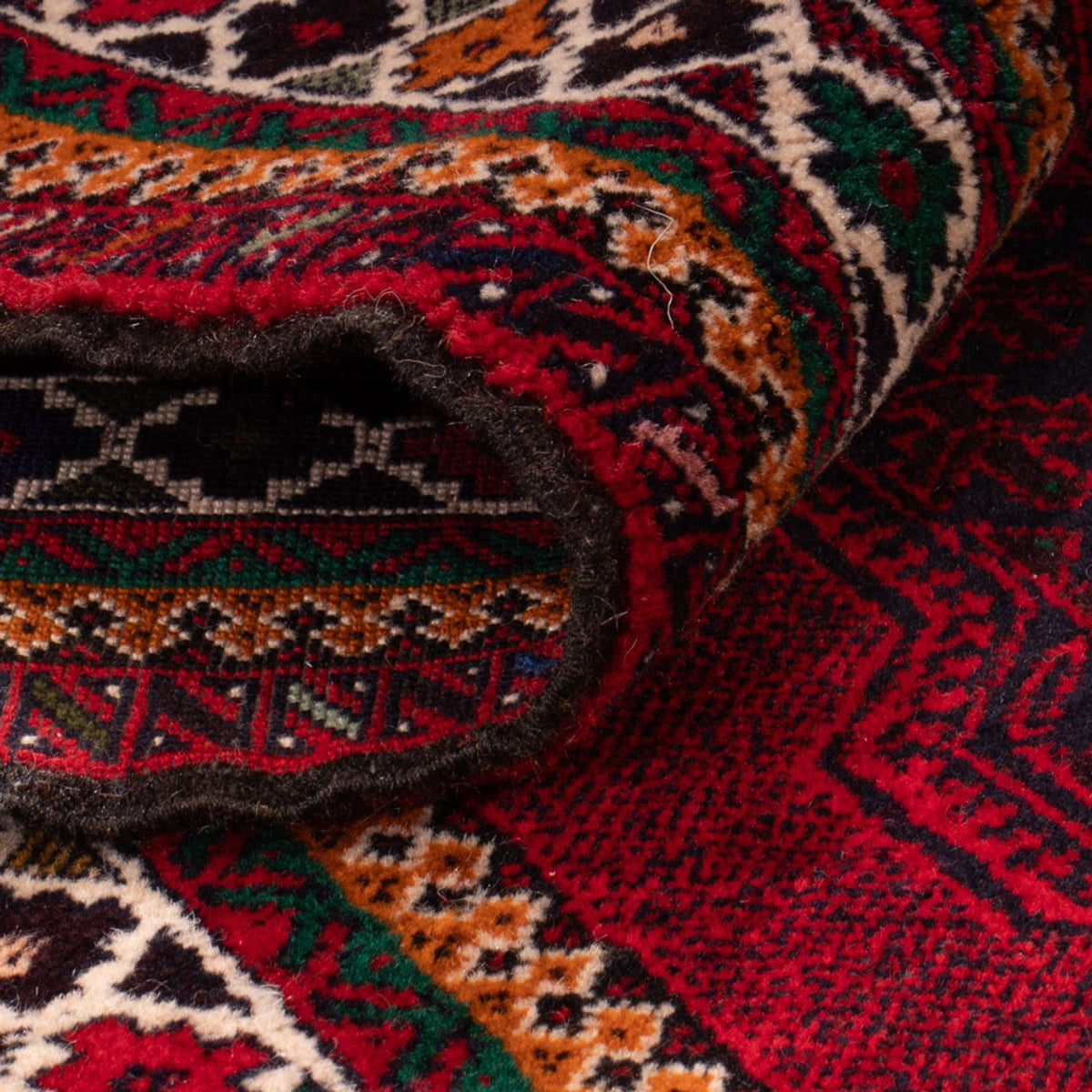 Dywan beludżycki - 148 x 96 cm - czerwony