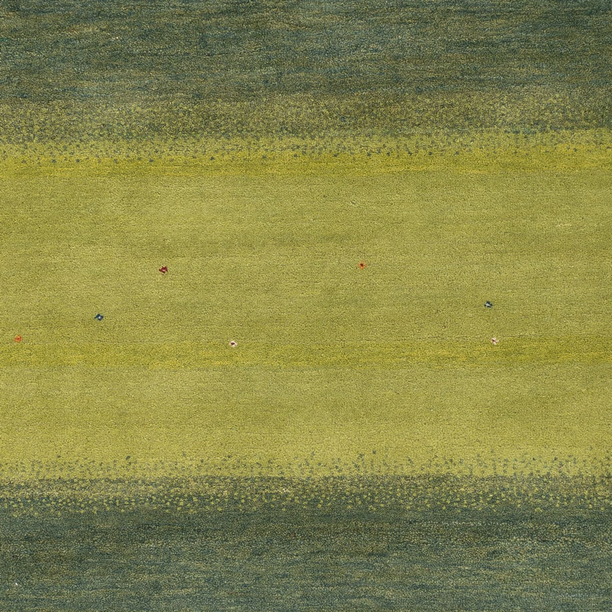 Dywan Gabbeh - Loribaft Indus - 240 x 170 cm - zielona