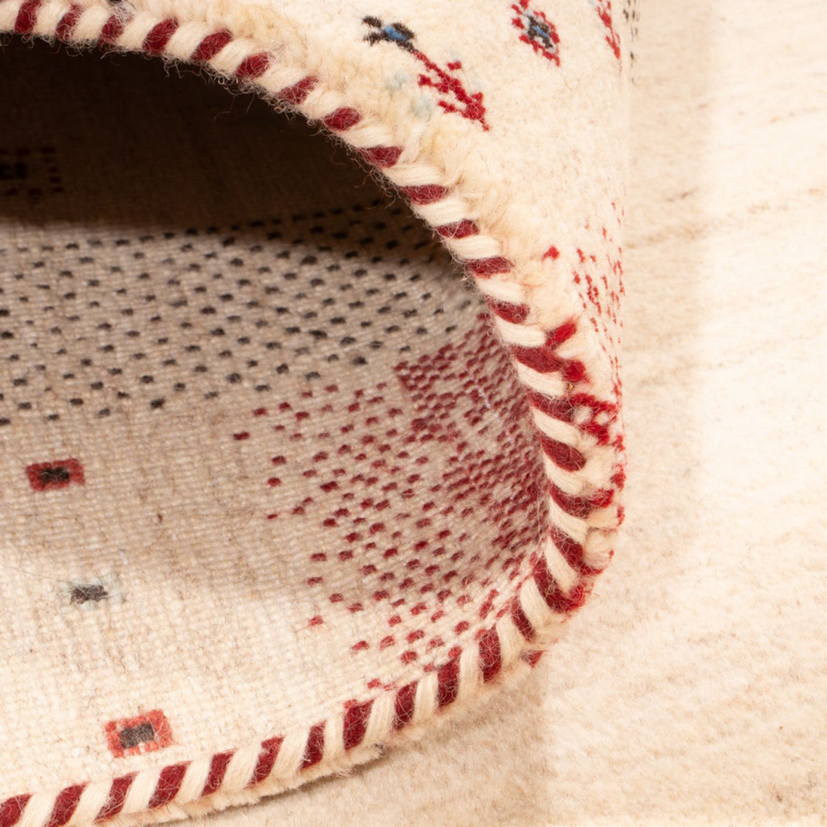 Dywan Gabbeh - Loribaft Indus - 242 x 168 cm - kremowy