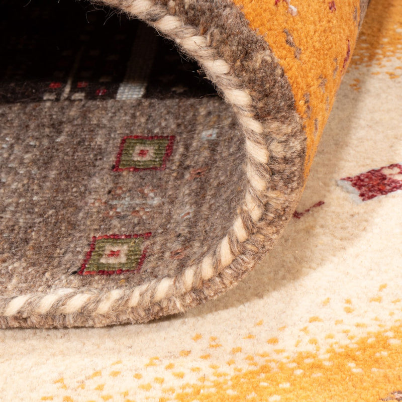 Dywan Gabbeh - Loribaft Indus - 240 x 170 cm - złoto