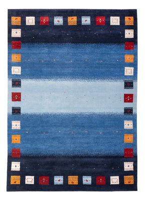 Dywan Gabbeh - Loribaft Indus - 240 x 169 cm - niebieski