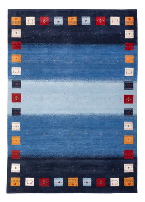 Dywan Gabbeh - Loribaft Indus - 240 x 169 cm - niebieski