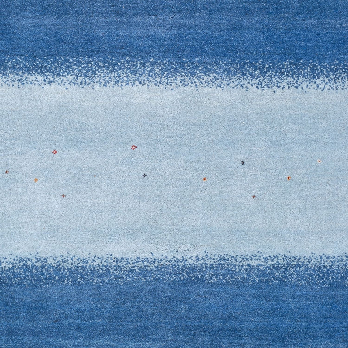 Dywan Gabbeh - Loribaft Indus - 240 x 169 cm - niebieski