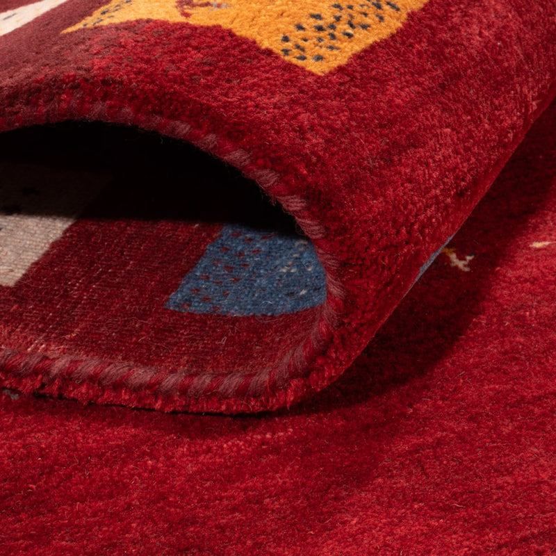 Dywan Gabbeh - Loribaft Indus - 245 x 170 cm - czerwony