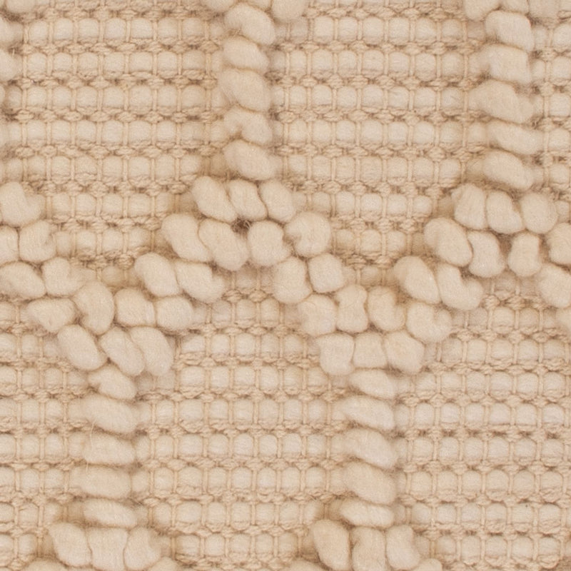 Dywan wełniany kwadratowy  - 48 x 42 cm - beżowy