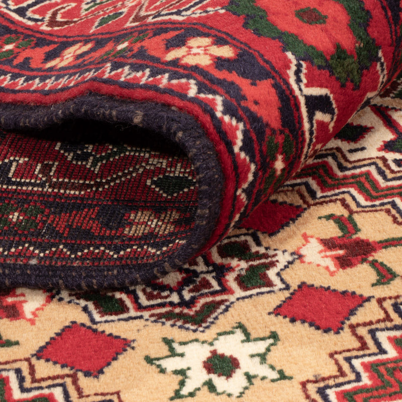 Dywan afgański - 198 x 152 cm - wielokolorowy