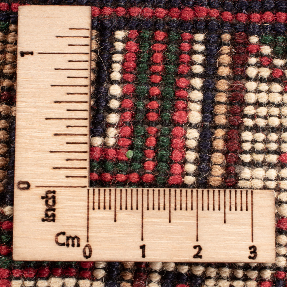 Dywan afgański - 198 x 152 cm - wielokolorowy