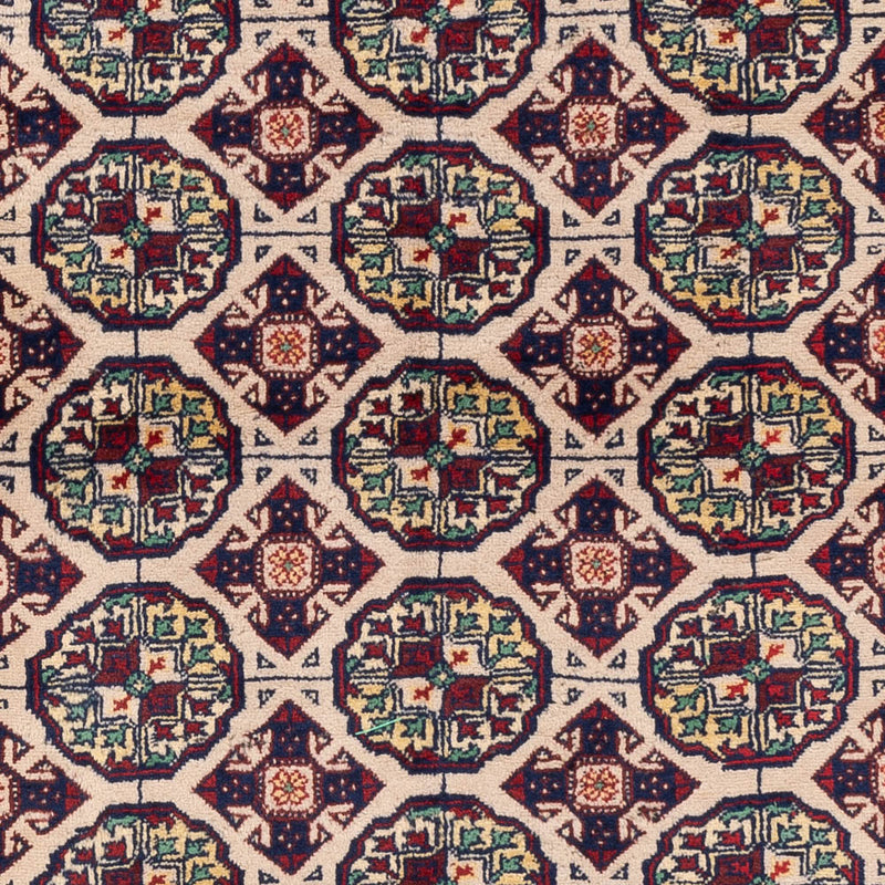 Dywan afgański - 194 x 151 cm - jasnoszary