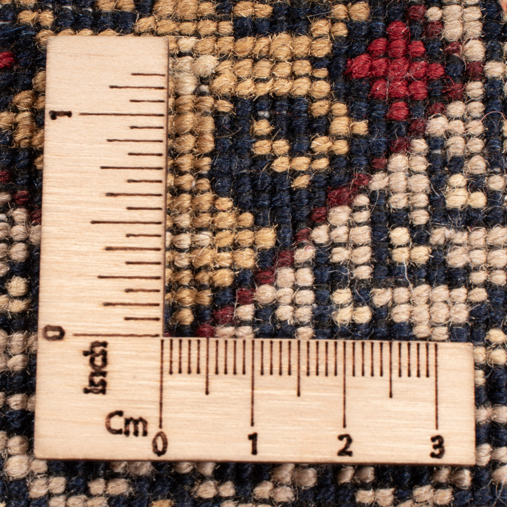 Dywan afgański - 194 x 151 cm - jasnoszary