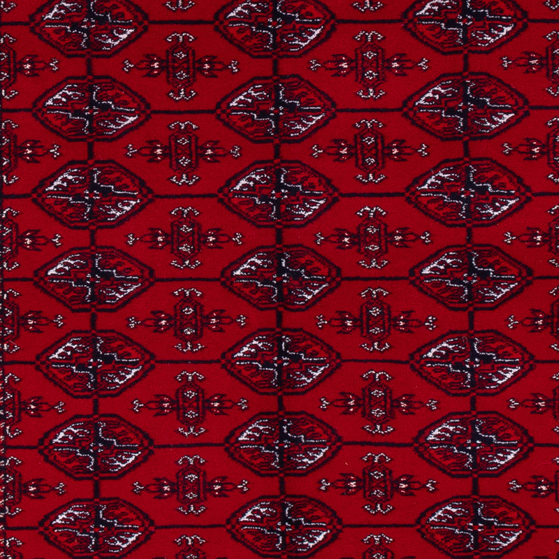 Afgański dywan - Bukhara - 194 x 133 cm - ciemna czerwień