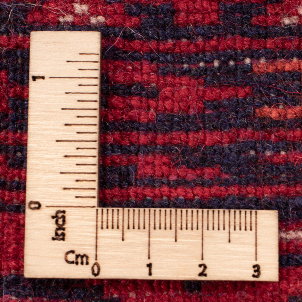 Afgański dywan - Bukhara - 196 x 133 cm - ciemna czerwień