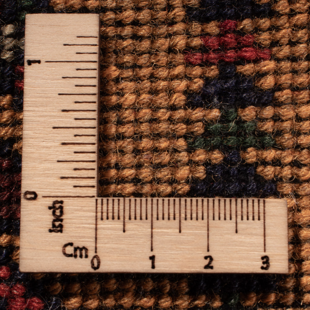 Dywan afgański - 388 x 286 cm - ciemny beż