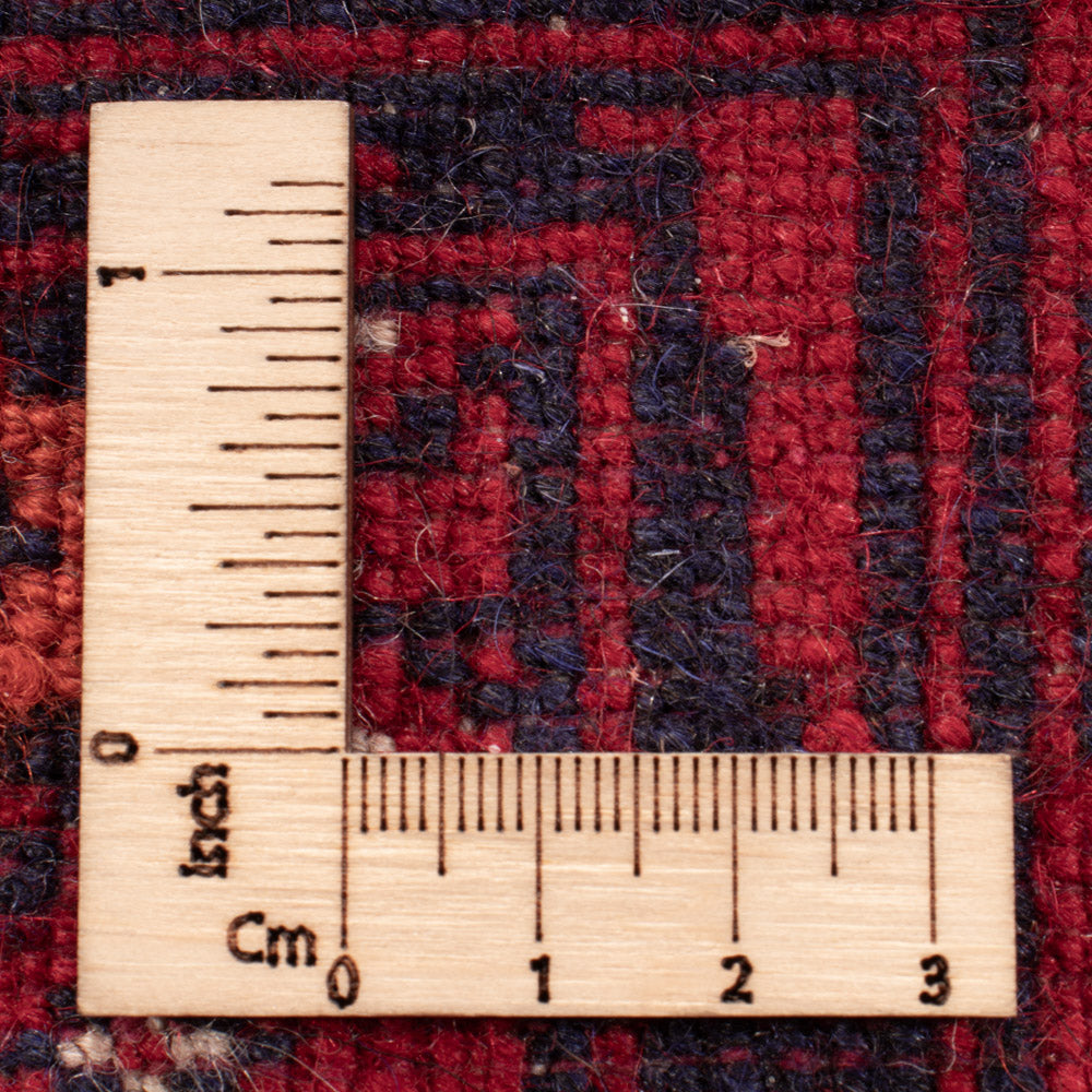 Afgański dywan - Bukhara - 189 x 133 cm - ciemna czerwień