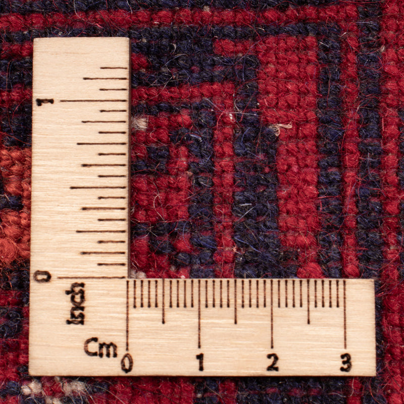 Afgański dywan - Bukhara - 189 x 133 cm - ciemna czerwień