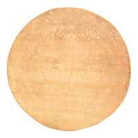 Designerski dywan kwadratowy  - 249 x 247 cm - beżowy