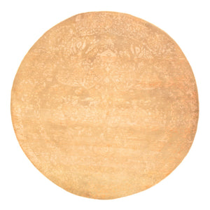 Designerski dywan kwadratowy  - 249 x 247 cm - beżowy