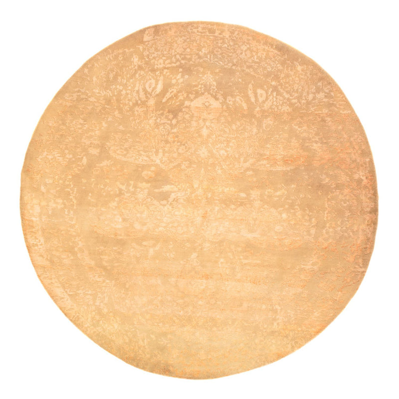 Designerski dywan kwadratowy  - 249 x 247 cm - beżowy