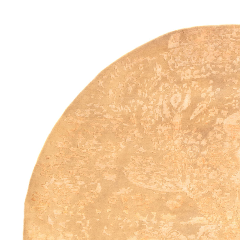 Designerski dywan kwadratowy  - 249 x 247 cm - beżowy