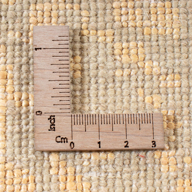 Designerski dywan kwadratowy  - 249 x 247 cm - beżowy