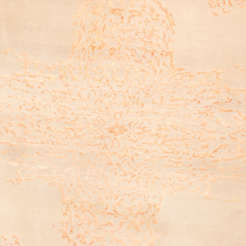 Designerski dywan kwadratowy  - 289 x 287 cm - beżowy