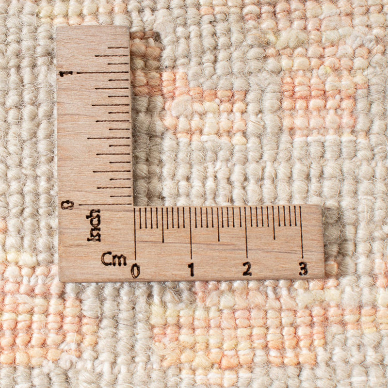 Designerski dywan kwadratowy  - 289 x 287 cm - beżowy