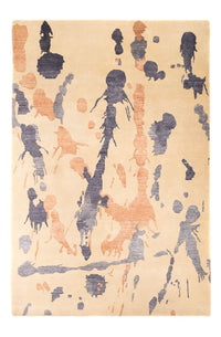 Designerski dywan - 272 x 178 cm - beżowy