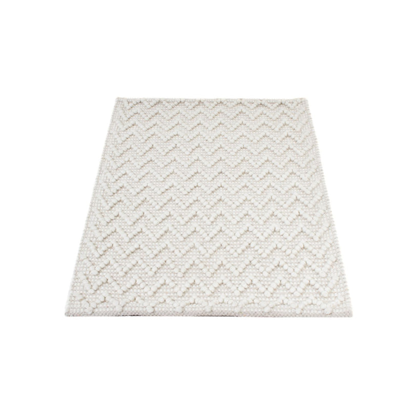 Dywan wełniany - 94 x 62 cm - jasnoszary