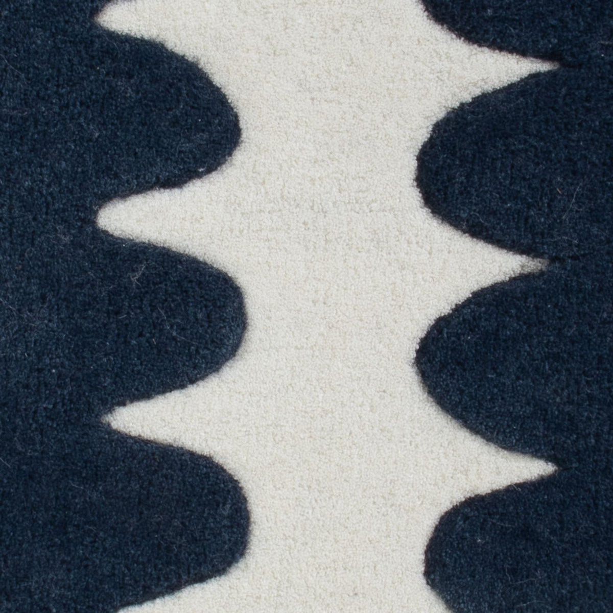 Dywan wełniany kwadratowy  - 60 x 60 cm - wielokolorowy