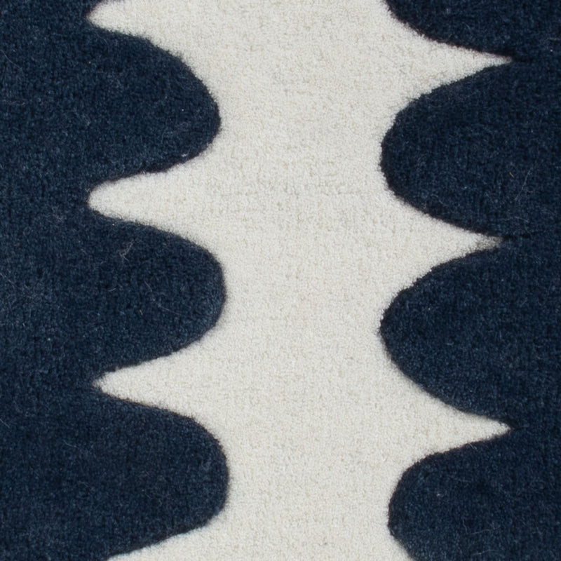 Dywan wełniany kwadratowy  - 60 x 60 cm - wielokolorowy