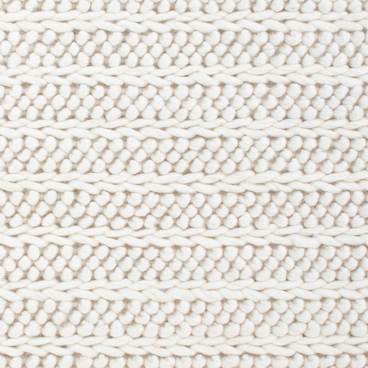 Dywan wełniany - 95 x 63 cm - jasnoszary