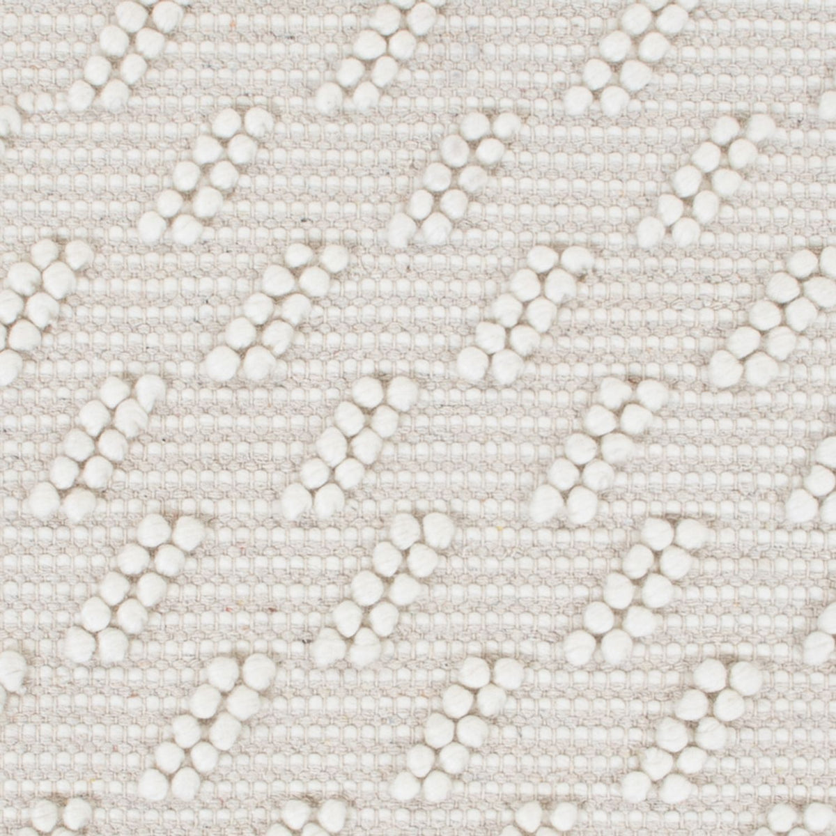 Dywan wełniany - 95 x 63 cm - jasnoszary