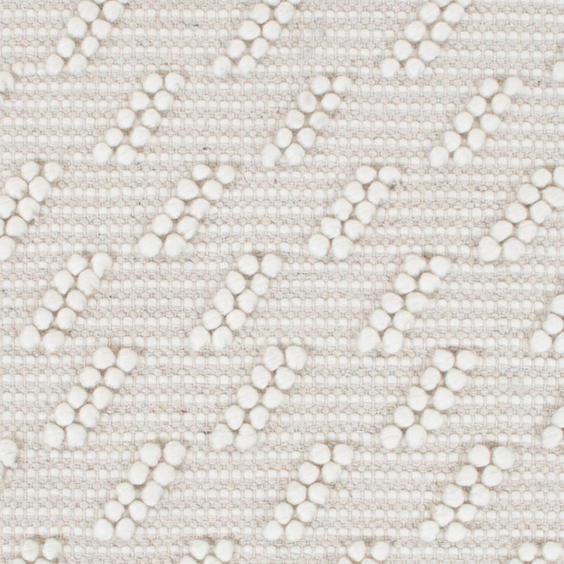 Dywan wełniany - 95 x 63 cm - jasnoszary