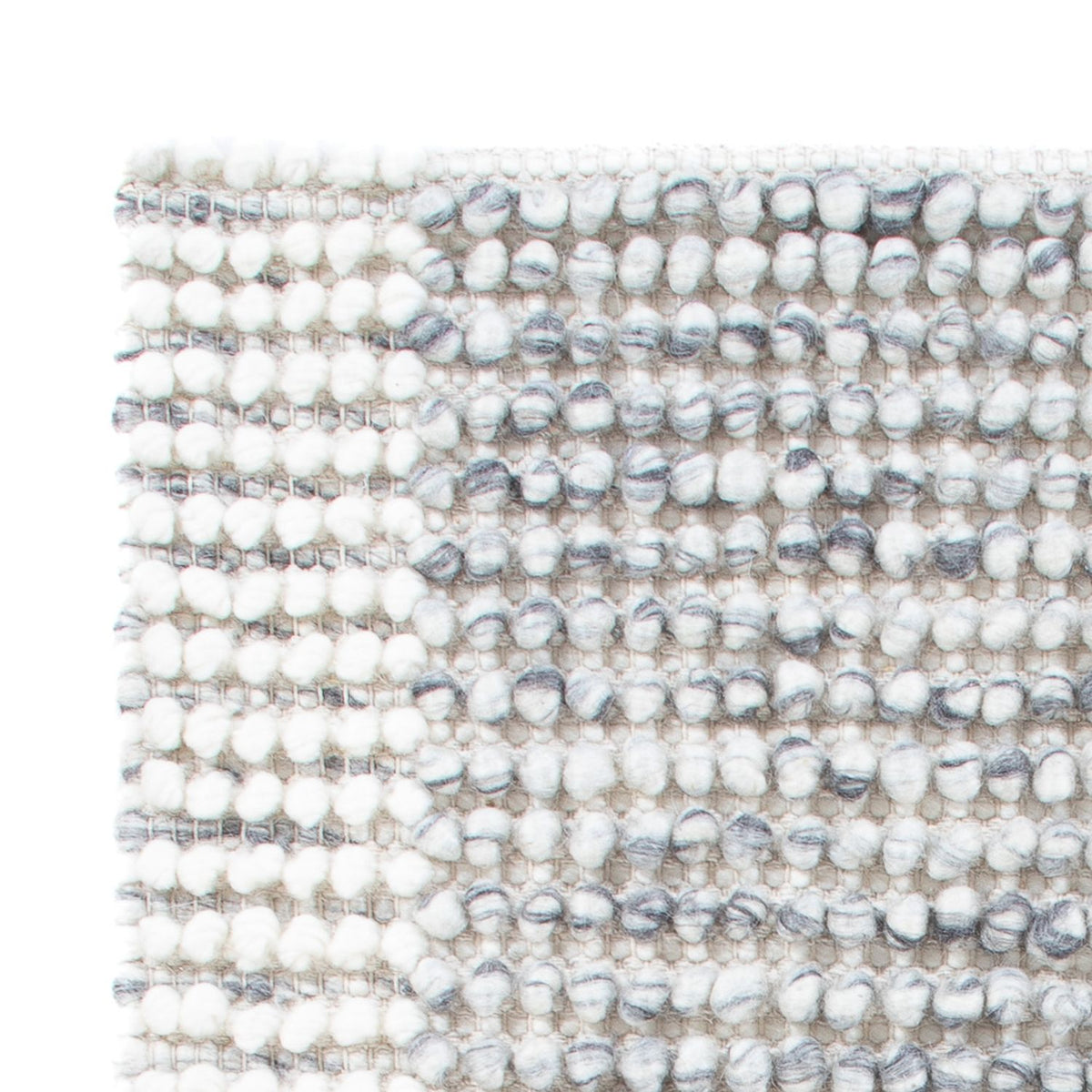 Dywan wełniany - 94 x 60 cm - szary