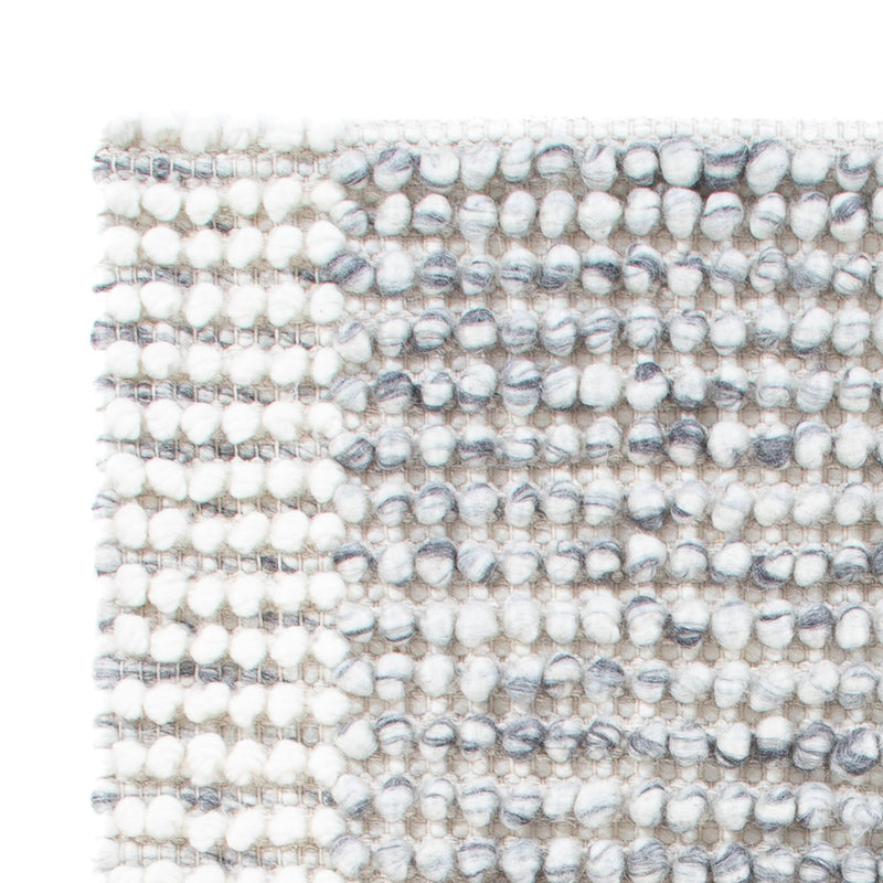 Dywan wełniany - 94 x 60 cm - szary