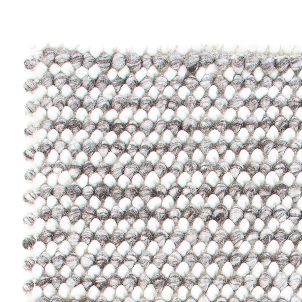 Dywan wełniany - 94 x 60 cm - szary