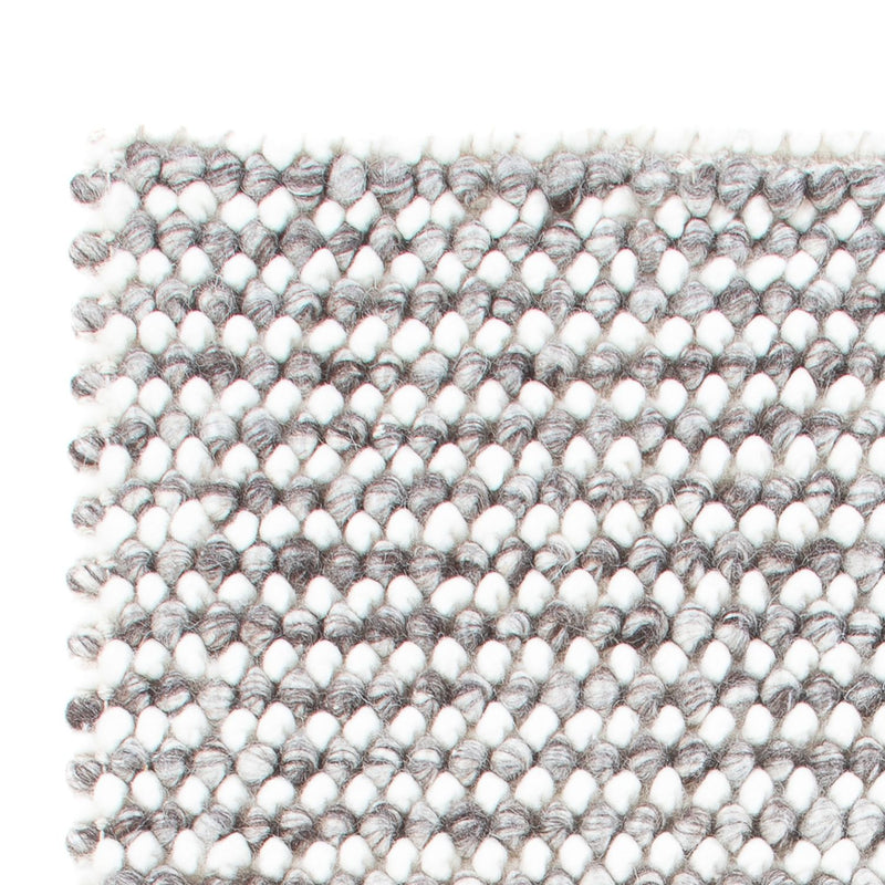 Dywan wełniany - 94 x 60 cm - szary