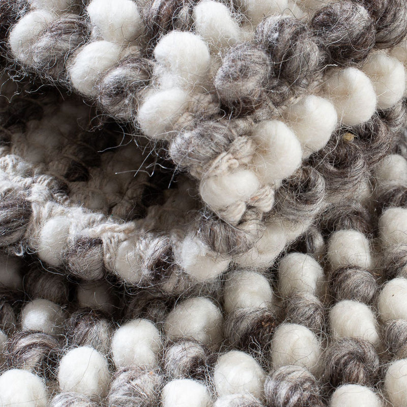 Dywan wełniany - 94 x 60 cm - szary