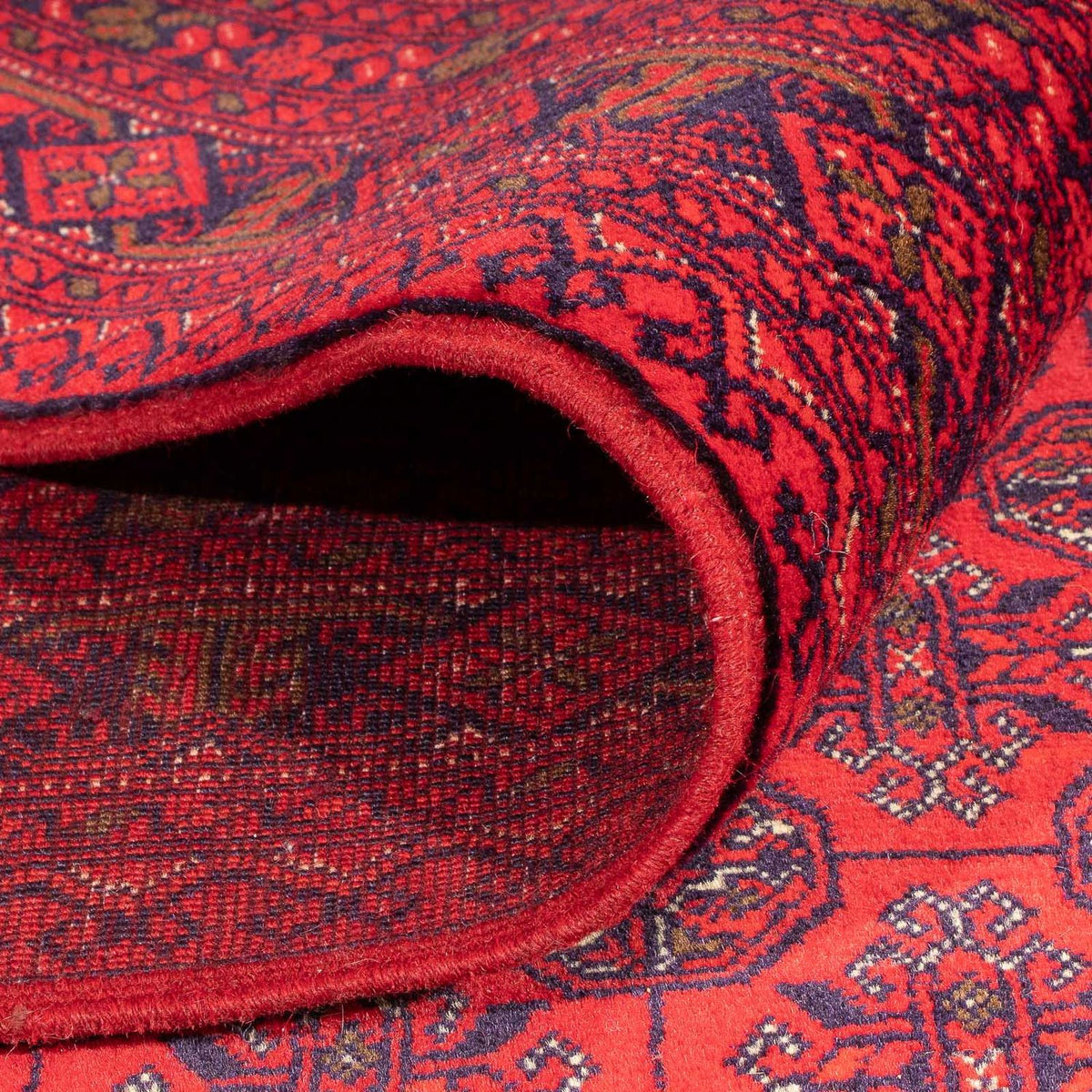 Dywan afgański - 289 x 200 cm - czerwony