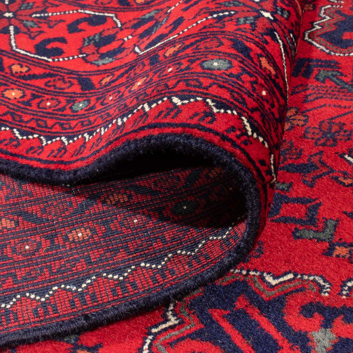 Dywan afgański - 298 x 198 cm - czerwony