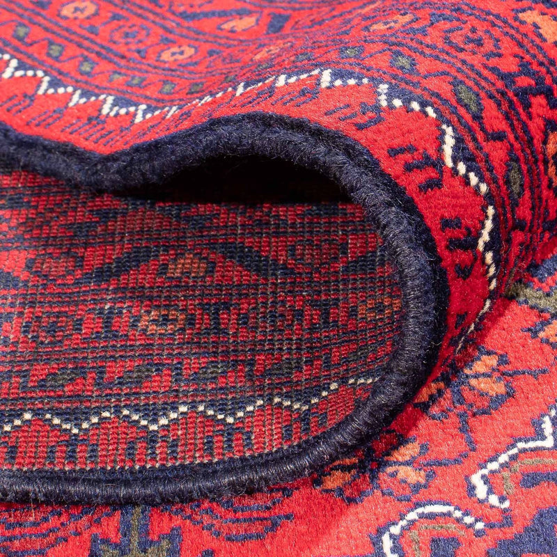 Dywan afgański - 349 x 246 cm - czerwony