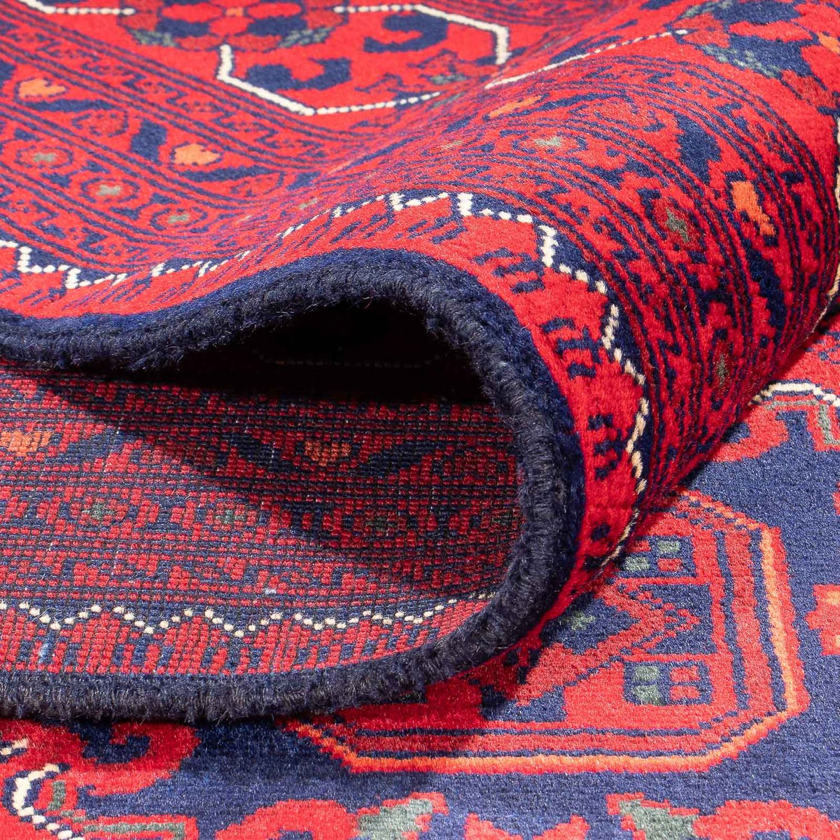 Dywan afgański - 346 x 246 cm - czerwony