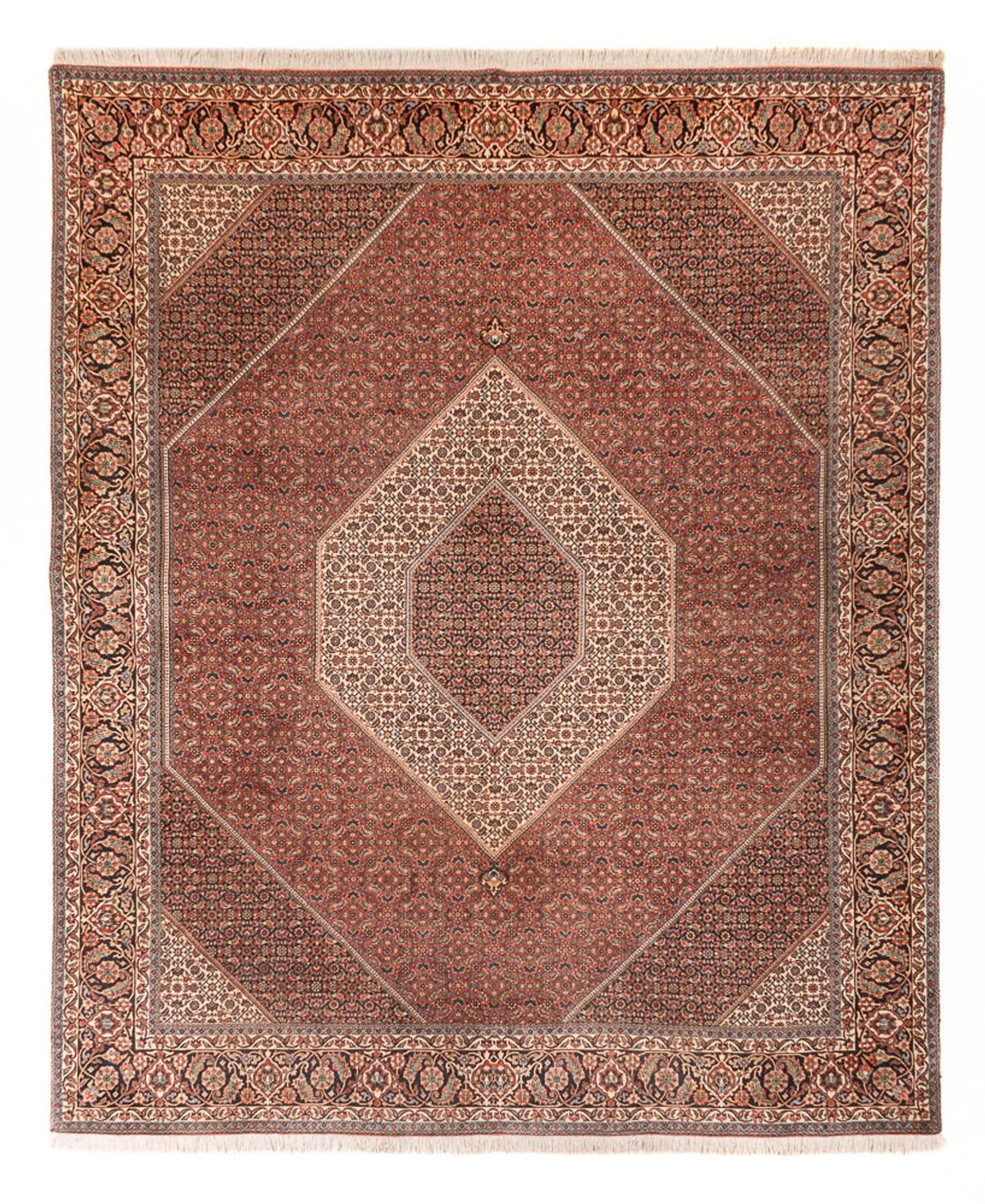 Perski dywan - Bijar - Royal - 300 x 255 cm - rdza