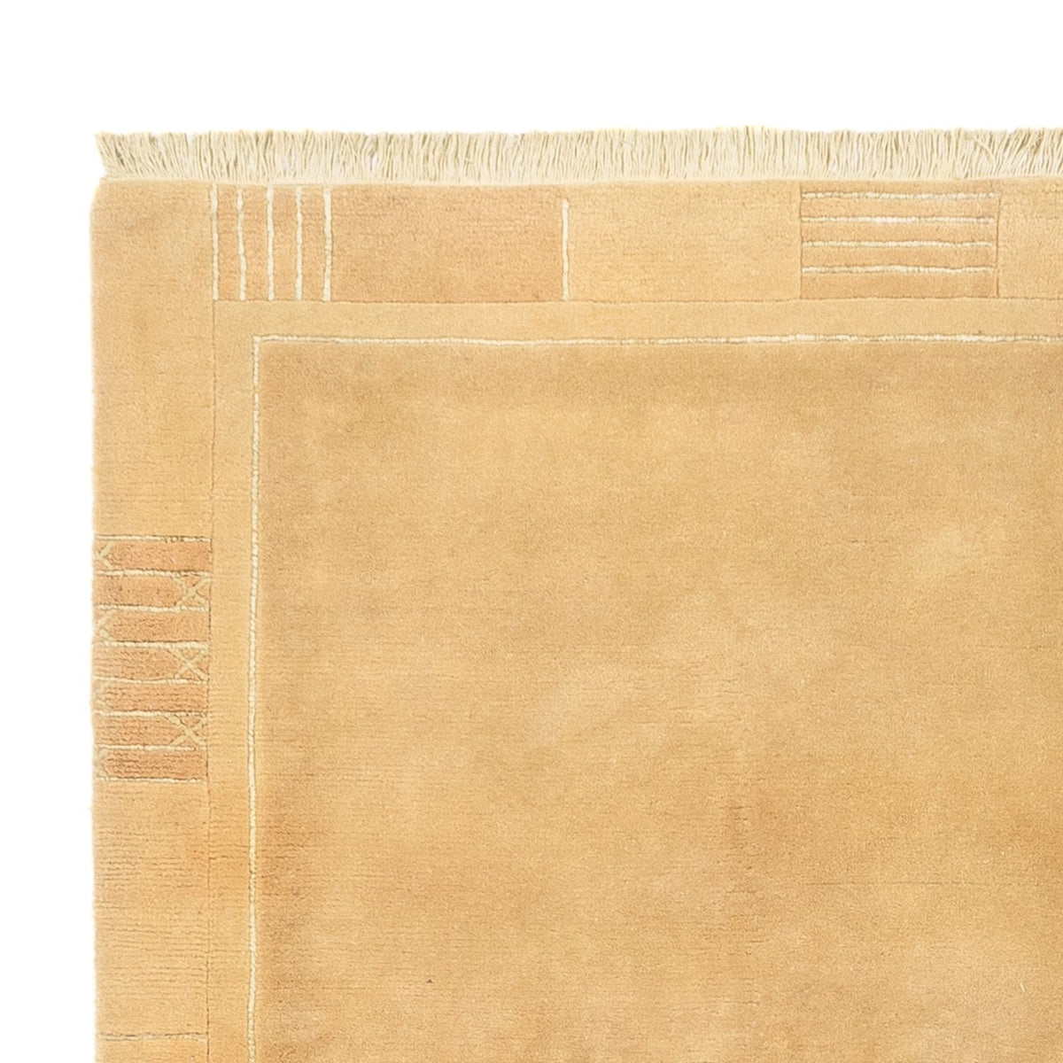 Dywan z Nepalu - 242 x 166 cm - jasny beż