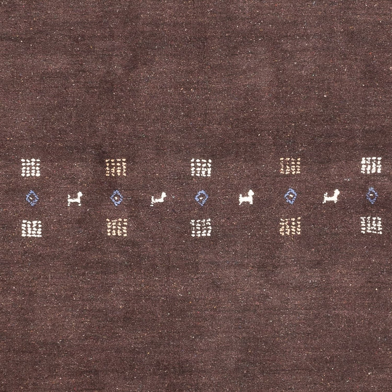 Dywan Gabbeh - Loribaft Perski - 230 x 160 cm - ciemny beż